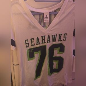 Pink Victoria's Secret Seattle SEAHAWKS jersey